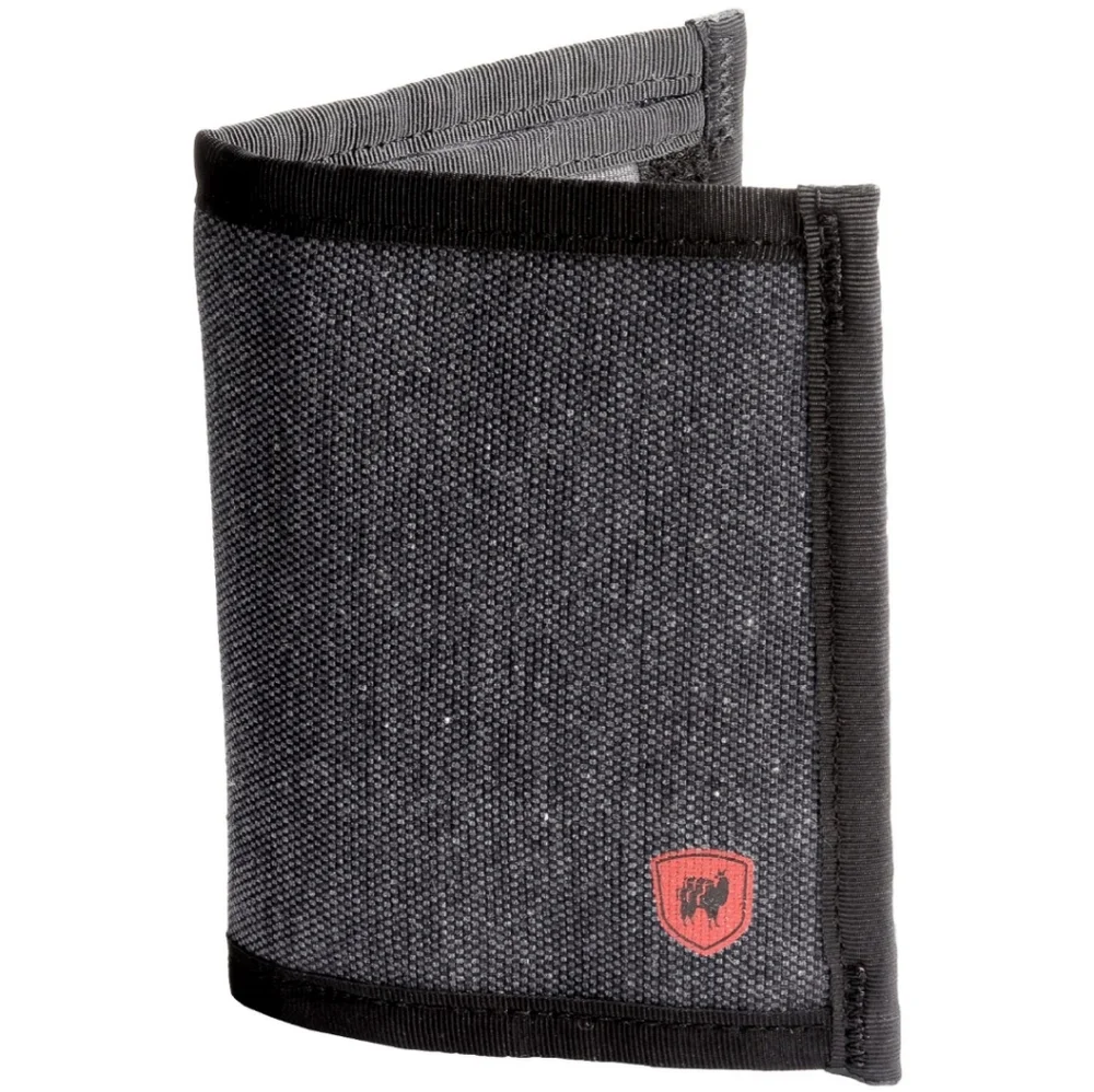 Grand Trunk RFID Men's Wallet Card Holder Slim Travel Grey & Black NWT